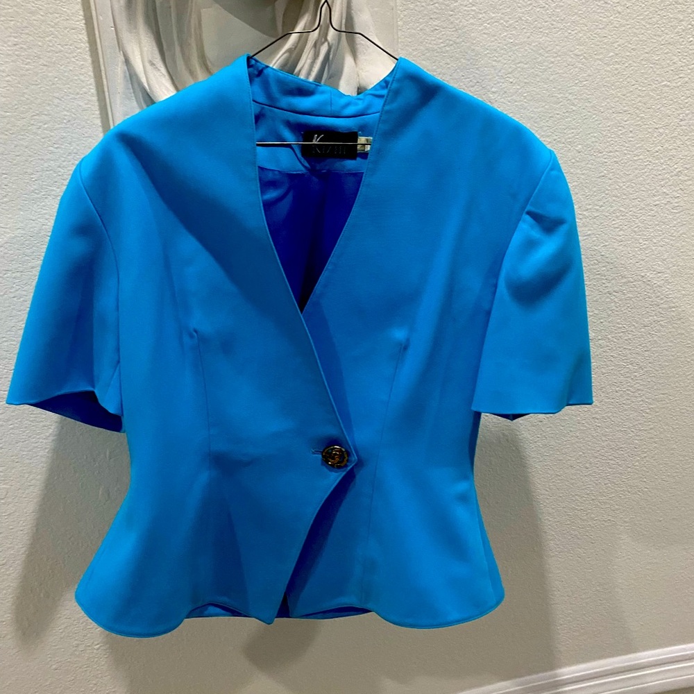 Ladies blue blazer size 8